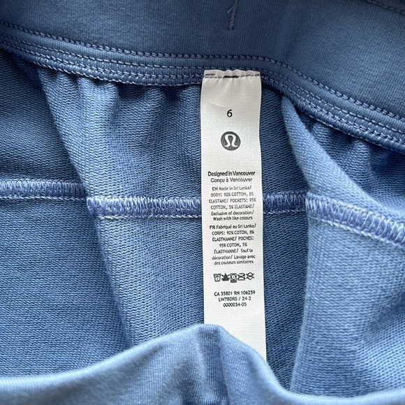 LULULEMON Inner Glow High-Rise Short 3"  In Oasis Blue. Sold out online! - Picture 9 of 10
